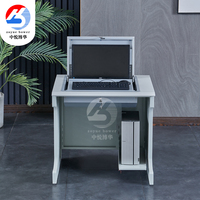 Bureau d'ordinateur multifonctionnel en métal pour l'école, la salle de classe, le bureau, la chambre, l'hôtel, la salle de conférence avec un design moderne
