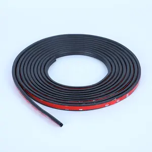 Rubberen Producten Pvc Waterdichte Auto Deur Afdichting Strip Auto Ondergloed Licht Rubber Trim Strip