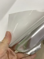 Film vinyle chromé métallisé auto-adhésif sans bulles, parfait pour la décoration intérieure et extérieure des voitures, affiches