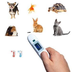 Ahr206 Pet cầm tay RFID Reader cho FDX-B động vật nhiệt độ/nhiệt Microchip Cat Dog ngựa chăn nuôi giám sát sức khỏe ứng dụng miễn phí - Product Image 1