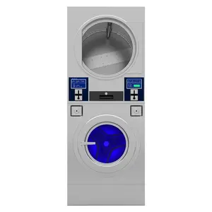 Sikke işletilen yıkama ve kurutma makinesi tek durak çözüm ticari çamaşır makinesi otel için