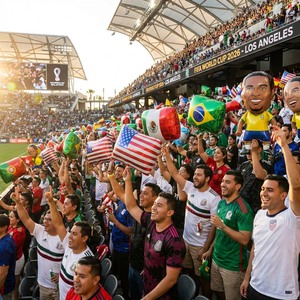 Set de Globos de Aluminio de la Copa Mundial de Fútbol, con Bandera Nacional, Camiseta, Trofeo y Cabeza de Jugador, para Decoración de Fiestas en EE. UU., Canadá y México - Product Image 3
