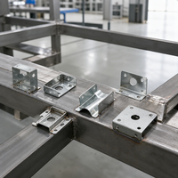 Support en acier galvanisé/inox fabriqué par un fabricant CNC, vente directe, personnalisable selon les dessins