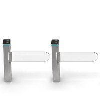 Barrière pivotante de contrôle d'accès de haute qualité, lecteur de code-barres RFID, tourniquet