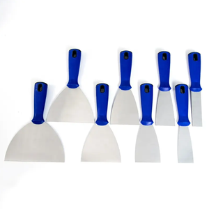 Chất lượng cao thép không gỉ <span class=keywords><strong>Putty</strong></span> dao <span class=keywords><strong>Putty</strong></span> Dao Bộ, thép công nghiệp của các kích cỡ khác nhau, với màu xanh nhựa xử lý - Product Image 1