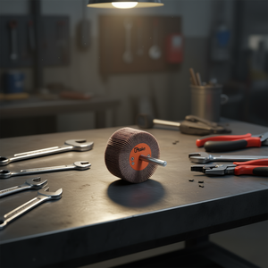 Disque à lamelles abrasif Ttake 25x20 mm, tige de 6 mm, grain 180, pour le meulage - Product Image 3