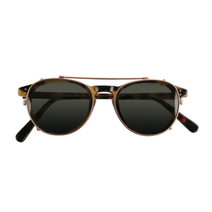 <span class=keywords><strong>Occhiali</strong></span> da sole Vintage rotondi polarizzati leggeri e confortevoli tonalità acetato con lenti Tac <span class=keywords><strong>Clip</strong></span>-On <span class=keywords><strong>occhiali</strong></span> da sole - Product Image 6