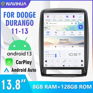 Navihua New Design 13.8'' Touch Screen Android Car Radio GPS Navigation Car <b>DVD</b> <b>Player</b> Multimedia for Dodge Durango 2011-2013 - Product Image 2