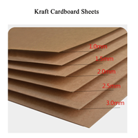 Feuilles de carton compressé personnalisées en aggloméré solide, feuilles de carton duplex noir, blanc, gris, kraft, colorées, vente en gros