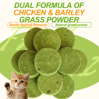 Gefreeze-droogde kattengras schijfjes voor het voorkomen van haarballen & voor een mooie vacht, dagelijkse voeding, rechtstreeks van de fabriek.