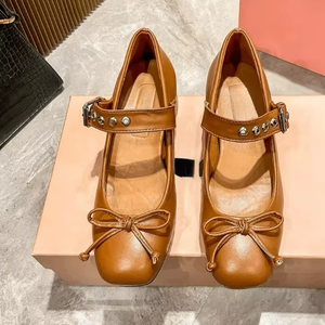 Mius Summer Fashion Open-Toed High-Heeled Sandals for Ladies Retro Casual <b>Clogs</b> & Mules Wholesale New Luxury Collection Mius - Product Image 3