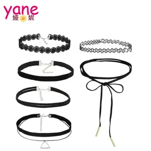 Popular Young Girls Lace Choker Korean Style Decoration Choker Necklace