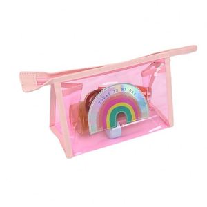 Customized Dust-proof Transparent PVC Pencil case with Color and logo Portable Pencil case - Product Image 5