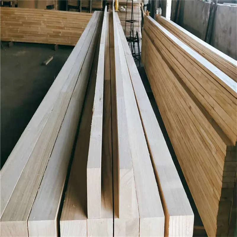 Papan Furnitur Sambungan Jari Paulownia Papan Jari Kayu Panel Sendi Jari Paulownia