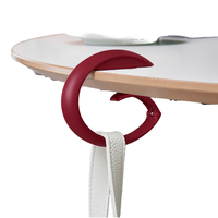 Crochet de bureau suspendu mobile Portable crochet de cartable étudiant sans poinçon Installation facile pour artefacts de cuisine et de salle de bain