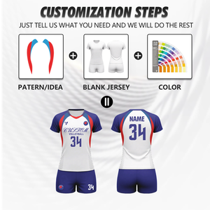 Seragam Voli Lengan Pendek Custom Desain Printing Sublimasi Pakaian Olahraga Bernapas Set Jersey Voli Pria Tim Wv44 - Product Image 2