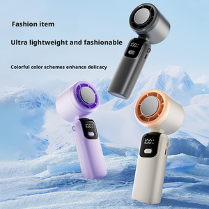 Nuovo Ventilatore Portatile con Compressione di Ghiaccio, Turbina ad Alta Velocità, 100 Velocità, Controllo Senza Elettrodi, Ventilatore Piccolo per Esterni - Product Image 4