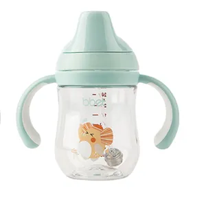 260ml PP Wasser trink flasche mit sippy benutzer definierten Farbe Baby trink flaschen