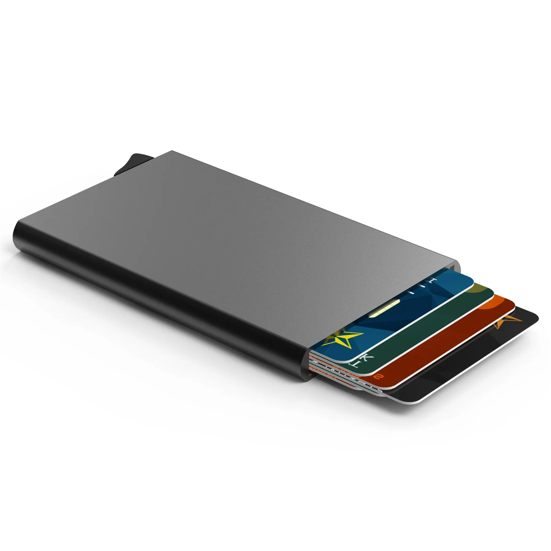 Amazon Selling Metal Blocking RFID Credit Card Holder Name Card Case With Multi-colors In Stock