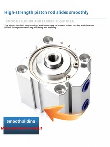 Cilindro Neumático Compacto Serie SDA, Cilindro de Aire Delgado y Pequeño, Actuador de Aleación de Aluminio para Equipos de Automatización Industrial - Product Image 3