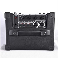 JOYO15W penguat gitar listrik Mini, DC-15 Digital 8 warna suara distorsi dengan Drum