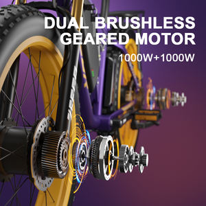 <span class=keywords><strong>CA</strong></span> Warehouse Motor elektrik 2000W, ban listrik sepeda gunung lemak ban listrik sepeda listrik - Product Image 4