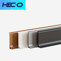 Plinthe autocollante flexible en PVC 10 mm, écologique, étanche, pour décoration intérieure, vente en gros