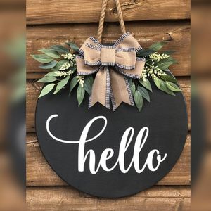 Seau en bois pour artisanat bricolage porte cintre et fête de l'indépendance décor de vacances réutilisable sculpté pour les projets <span class=keywords><strong>Cricut</strong></span> - Product Image 5