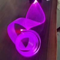2m 3M 5m 10m IP65 luces LED de malla de fibra óptica para decoración de iluminación de techo de árbol al aire libre impermeable 0,75mm malla de fibra óptica