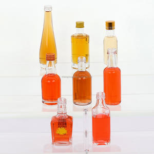 Bouteilles en verre miniatures portables anti-fuite réutilisables transparentes pour les voyages, les bars en plein air, les mariages, les dégustations, les cadeaux et les fournitures - Product Image 6