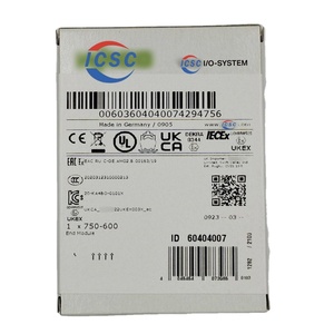 Wagos <span class=keywords><strong>750</strong></span>-<span class=keywords><strong>600</strong></span>ปลายระบบ I/O โมดูลเชื่อมต่อ PLC ในสต็อกแบรนด์ดั้งเดิม - Product Image 1