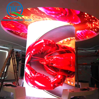 P0.9 P1.2 P1.5 P1.8 P2 P2.5 P3 P4 Módulo LED suave para interiores Panel LED flexible curvado Pantalla LED en forma de arco Pantalla cilíndrica