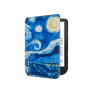 Neue Ankunfts abdeckung für Kobo Nia! Für Kobo Nia E Reader Hülle Pu Ledertasche in Van Gogh Star Painting für Kobo - Product Image 2
