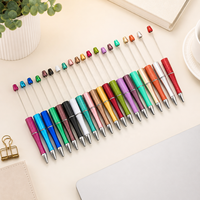 Stylo à perles DIY : Écriture fluide, design interchangeable, idéal pour projets scolaires, cadeaux de fête, ensemble créatif de stylos perlés pour étudiants