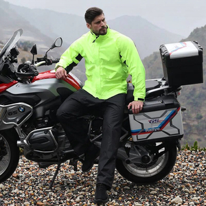 Eco-Friendly <strong>Raincoat</strong> <strong>Nylon</strong> Motorcycle Rain Coat for Adults Waterproof Rainsuit - Product Image 1