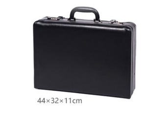 Wetrust 15 inch 16 ''màu đen nâu da xử lý cặp tiền trường hợp Attache ngắn gọn trường hợp cặp với mã khóa - Product Image 6