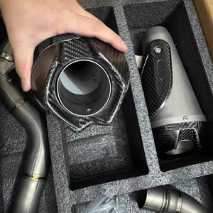 Sistema di Scarico per Moto con Tubo Centrale in Lega di Titanio e Silenziatore in Carbonio per <span class=keywords><strong>Ducati</strong></span> Panigale Streetfighter V4 - Product Image 5