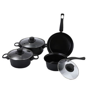 Ensemble d'ustensiles de cuisine <span class=keywords><strong>en</strong></span> <span class=keywords><strong>fonte</strong></span> de treize pièces tout nouveau pot à lait pot à soupe casserole avec couvercle et spatule pour la préparation des aliments - Product Image 2