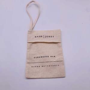 Custom Wholesale Cotton Canvas <b>Pouch</b> Biodegradable Herringbone <b>Drawstring</b> Dust Sachet Bags Package Silk Screen Printing Woven - Product Image 1