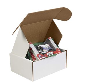 Corrugated Printed Package Kraft Mailer Boxes Recyclable Cheap Shipping Custom Logo pet dog poop paper bag corn starch