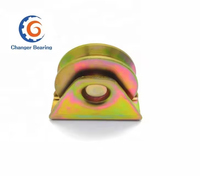 Roue de guidage de câble à rainure en V/U, roue coulissante en acier moulé pour porte et porte coulissante, roue de porte à bras articulé