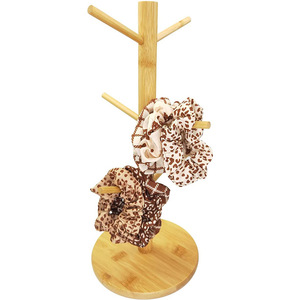 Soporte para Tazas de Bambú de 3 Niveles, Escurridor Redondo de Madera Natural, Secado Rápido, Organizador de Cocina - Product Image 2