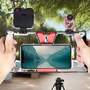 Kit de fixation multifonctionnel pour téléphone portable avec interface Hot Shoe 1/4 pour <span class=keywords><strong>iPhone</strong></span> 16/15/14/13/12/<span class=keywords><strong>11</strong></span>/X <span class=keywords><strong>Pro</strong></span> – Accessoires vidéo - Product Image 2