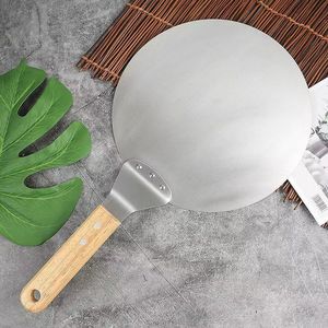 Espátulas para pizza de acero inoxidable con mangos de madera, disponibles en tamaños de 10 y 12 pulgadas, directamente de fábrica. - Product Image 4