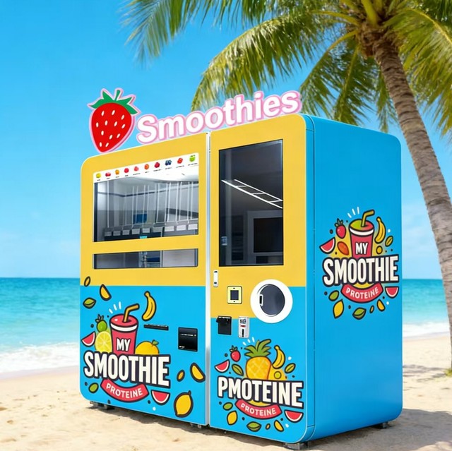 Best Price Smoothie Vending Machine with Frozen Fruits | Automatic Blender | OEM/ODM /Vending Machine