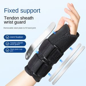 Velcro ayarı için elastik Spandex bileklik nefes bilek koruma sabit eklem için çift sıkıştırma atel - Product Image 1