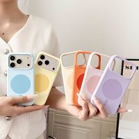 Coque de téléphone en silicone liquide magnétique haut de gamme anti-chute à chargement sans fil pour iPhone 18 17 16 Pro Max – Vente en gros