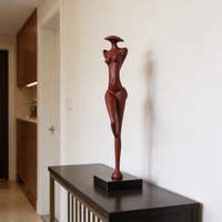 Evelyn, sculpture humaine abstraite moderne, vente en gros directe d'usine, grande taille, pour la décoration de table d'entrée