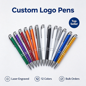 Bolígrafos Metálicos Personalizados con Logotipo, Ligeros y Portátiles, para Regalos Promocionales, Bolígrafos de Metal con Punta de Bola - Product Image 1