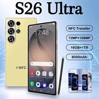 Offre Spéciale Smartphones S26 Ultra Débloqués 22 Go + 2 To 5G Double SIM Android 15 Téléphone Portable Écran HD Vente Directe Usine